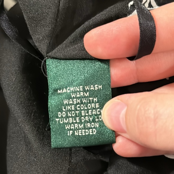 Lauren Ralph Lauren midi tiered flare floral print cotton skirt size L - Picture 10 of 10